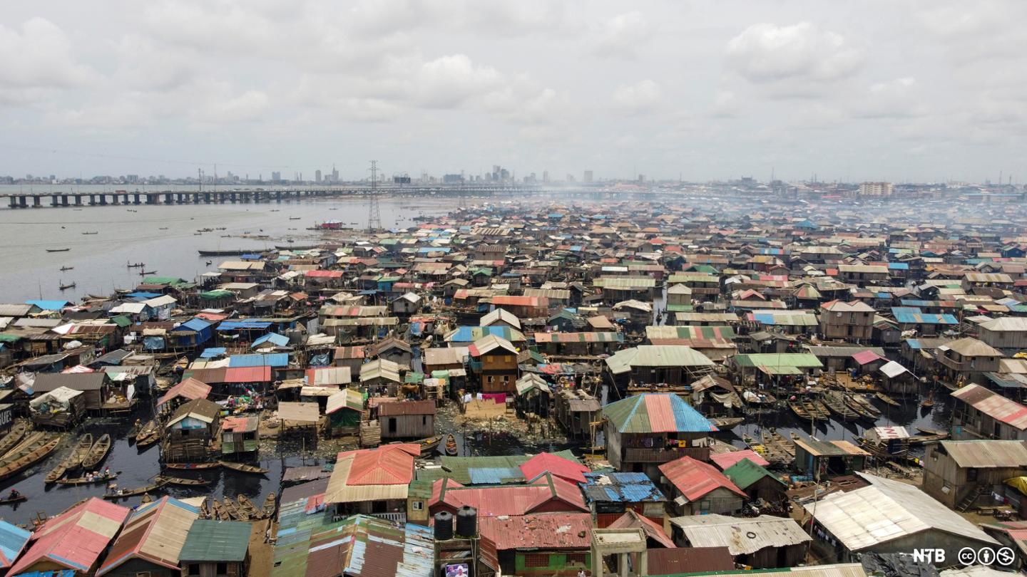 Bidonville de Makoko au Nigeria